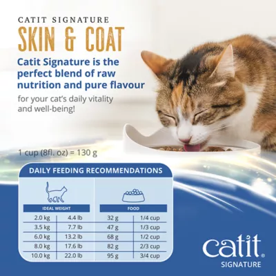 Catit Signature Ocean Fish Recipe Freeze-Dried Raw Nutrition Skin & Coat for Adult Cat - Image 5