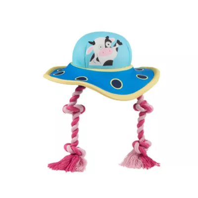 Joyhound® Plush Rope Cow In Space Dog Toy - Image 1