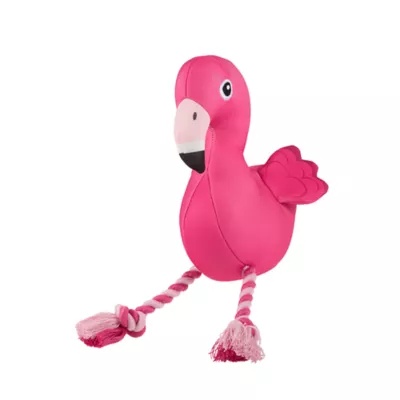 Joyhound® Plush Rope Flamingo Dog Toy - Image 1