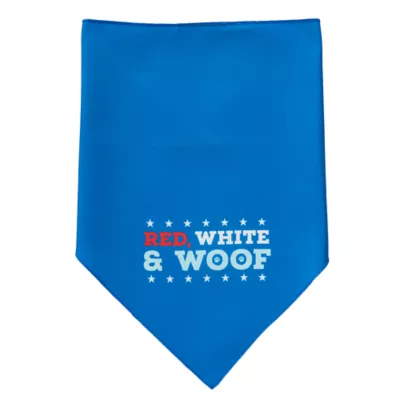 Top Paw® Red, White & Woof Bandana - Image 2