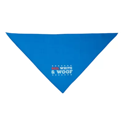 Top Paw® Red, White & Woof Bandana - Image 3