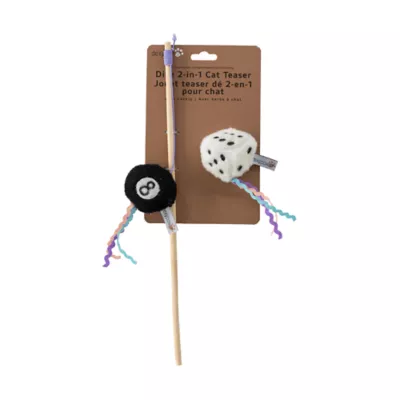 Dexypaws Cat Toy - Dice 8-Ball Teaser, 2ct - Image 1