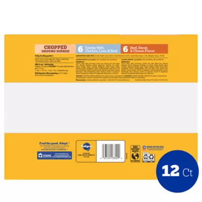 Pedigree Chopped Ground Dinner Adult Wet Dog Food - Beef & Chicken 12 ct - Image 8