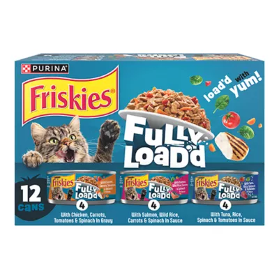 Friskies® Fully Load'd Adult Cat Wet Food - Variety Pack, 5.5 Oz, 12 Ct - Image 1