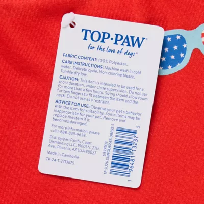 Top Paw® Sunglasses Dog Dress - Image 5