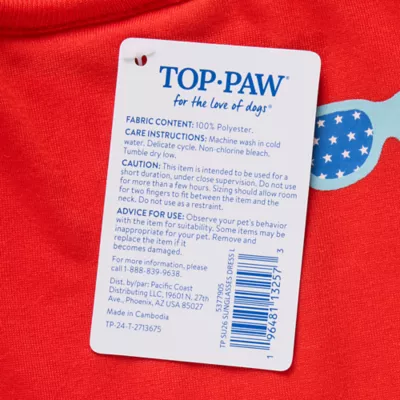 Top Paw® Sunglasses Dog Dress - Image 5