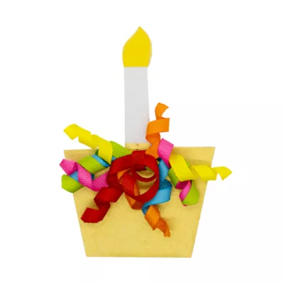 Celebrations Buttons & Bones Birthday Cupcake Collar Slide - Image 1