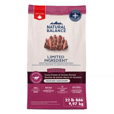 Natural Balance Limited Ingredient Reserve Grain Free Dry Dog Food, Sweet Potato & Venison Recipe - Image 1