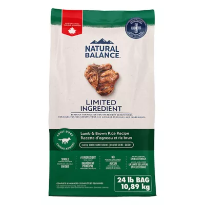 Natural Balance Limited Ingredient Dry Dog Food, Lamb & Brown Rice Recipe - Image 1