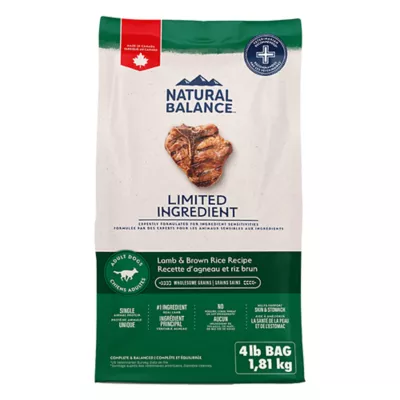 Natural Balance Limited Ingredient Dry Dog Food, Lamb & Brown Rice Recipe - Image 1