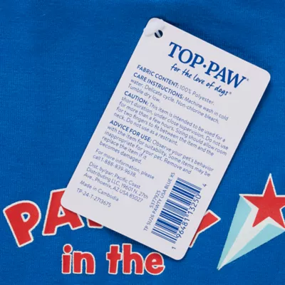 Top Paw® "Pawty In The USA" T-Shirt - Image 5