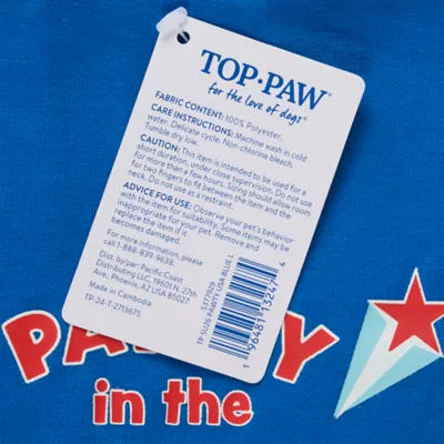 Top Paw® "Pawty In The USA" T-Shirt - Image 5