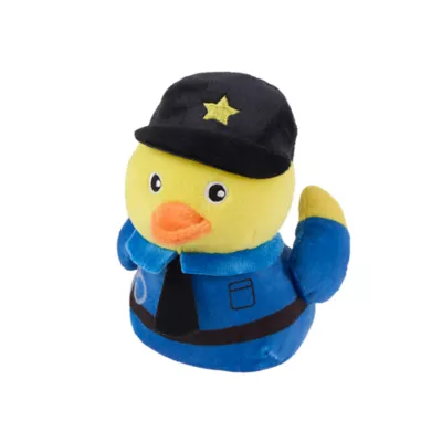 Joyhound® Duckies Plush Police Dog Toy - Image 1