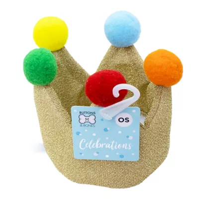 Celebrations Buttons & Bones Birthday Crown Hat - Image 4