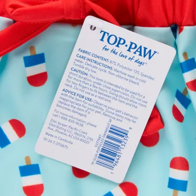 Top Paw® Popsicles Dog Bikini - Image 5