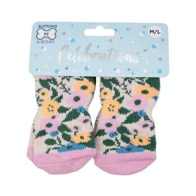 Buttons & Bones Everyday Floral Socks - Image 1