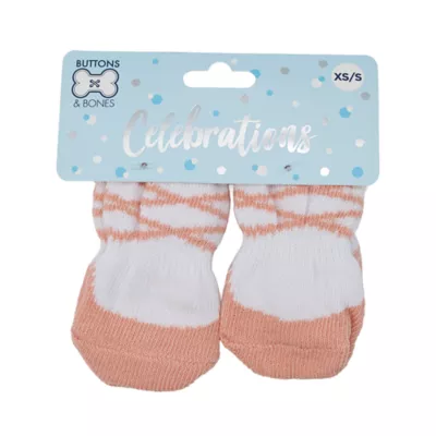 Buttons & Bones Everyday Ballet Slipper Socks - Image 1
