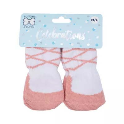 Buttons & Bones Everyday Ballet Slipper Socks - Image 1