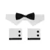 Celebrations Buttons & Bones Wedding Tuxedo Bandana & Cuff Set image thumbnail 1