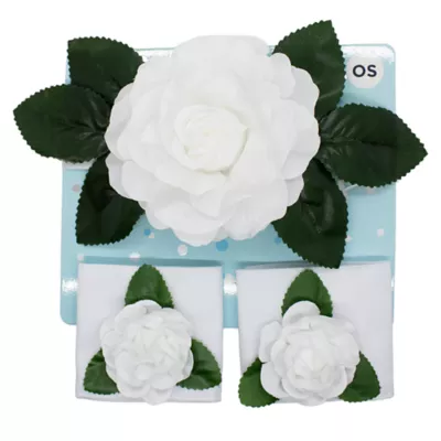 Celebrations Buttons & Bones Wedding Floral Neck Ribbon & Corsage - Image 5