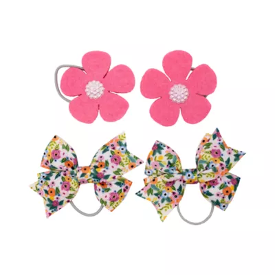 Buttons & Bones Everyday Flower Hair Bow Set - Image 1