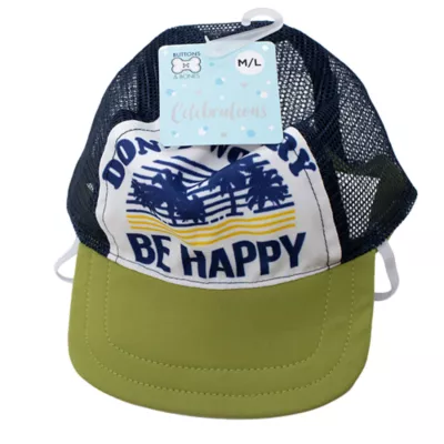 Buttons & Bones Be Happy Trucker Hat - Image 5
