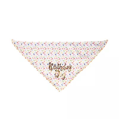 Celebrations Buttons & Bones Birthday Sprinkle Bandana - Image 1