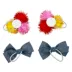 Buttons & Bones Pom & Chambray Hair Bow Set image thumbnail 2