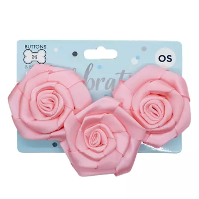 Buttons & Bones Everyday Satin Roses Headband - Image 5