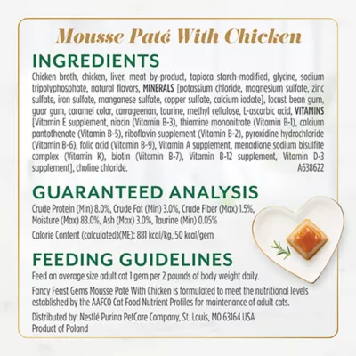 Fancy Feast® Gems® Adult Wet Cat Food - Mousse Pate, Variety Pack, 8 Ct, 32 Oz - Image 5