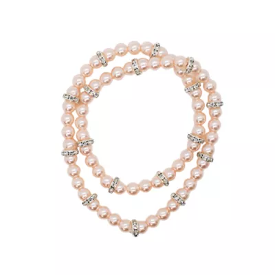 Buttons & Bones Everyday Pink Pearl Necklace - Image 1