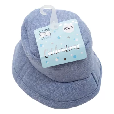 Buttons & Bones Denim Bucket Hat - Image 5
