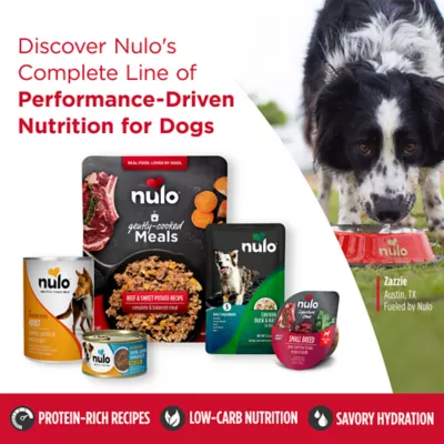 Nulo Meaty Pouches Adult Wet Dog Food Variety Pack - Lamb, Mackerel, & Chicken - Image 6