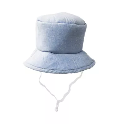 Buttons & Bones Denim Bucket Hat - Image 1