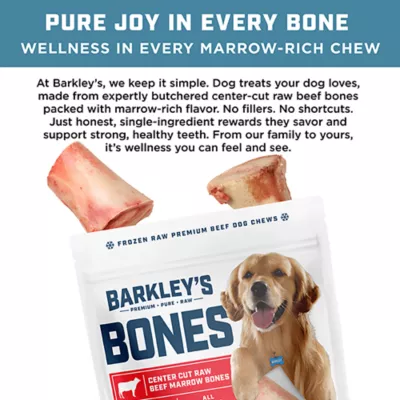 Barkley's Bag Morrow Bone All Life Stages Frozen Dog Food - Raw Premium Beef, All Natural, 4 ct - Image 3