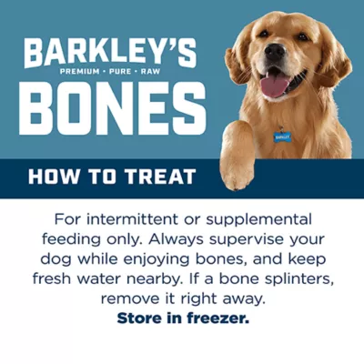 Barkley's Bag Morrow Bone All Life Stages Frozen Dog Food - Raw Premium Beef, All Natural, 4 ct - Image 5