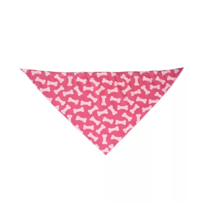 Buttons & Bones Everyday Pink Bone Bandana - Image 1