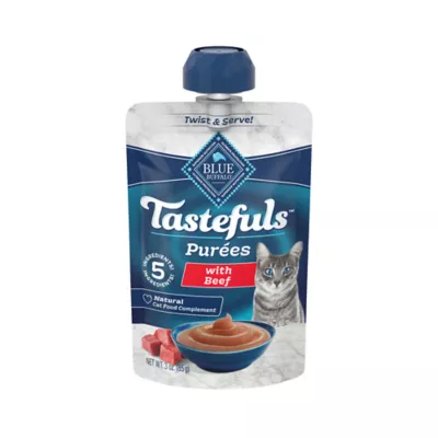 Blue Buffalo Tastefuls Purees Adult Cat Food Topper - 3 OZ - Image 1