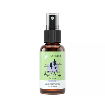 kin+kind Flea+Tick Repel Spray for Dogs, Natural Essential Oil, Lavender Scent, 1 fl oz - Image 1