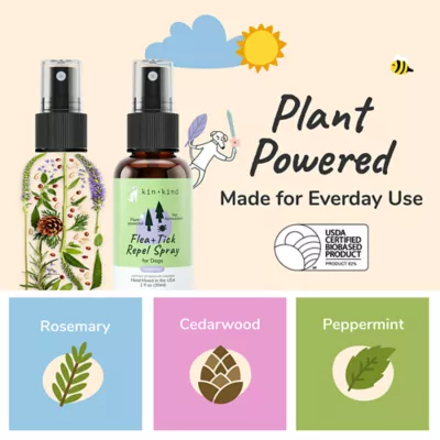 kin+kind Flea+Tick Repel Spray for Dogs, Natural Essential Oil, Lavender Scent, 1 fl oz - Image 4