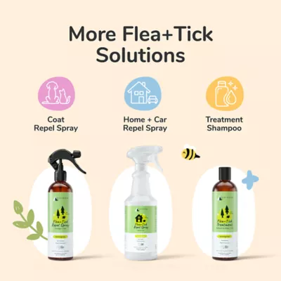 kin+kind Flea+Tick Repel Spray for Dogs, Natural Essential Oil, Lemon Grass Scent, 1 fl oz - Image 9
