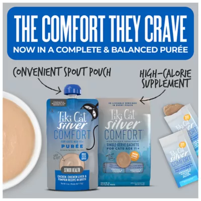 Tiki Cat Silver Comfort Senior Wet Cat Food - Grain Free, Puree, 6 Oz. - Image 5