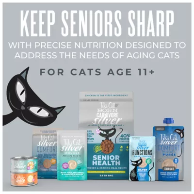Tiki Cat Silver Comfort Senior Wet Cat Food - Grain Free, Puree, 6 Oz. - Image 7