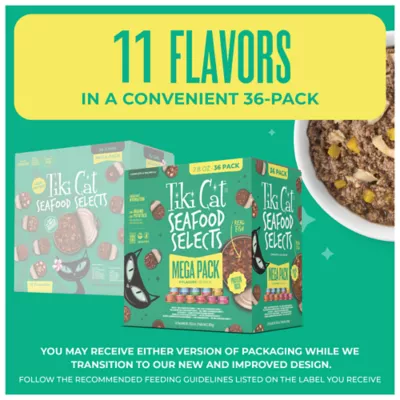 Tiki Cat Adult Cat Wet Food - Grain Free, Seafood Select, Mega Pack, 36 Ct - Image 2