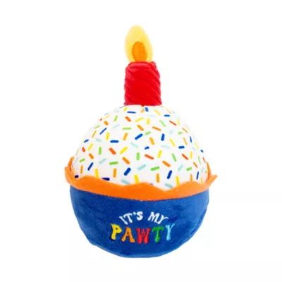 Celebrations Buttons & Bones - Birthday Cupcake Dog Toy - Image 1
