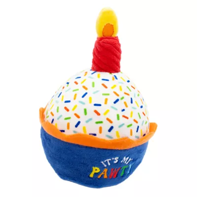 Celebrations Buttons & Bones - Birthday Cupcake Dog Toy - Image 3