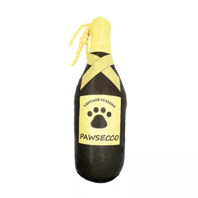 Celebrations Buttons & Bones - Wedding Champange Bottle Dog Toy - Image 1