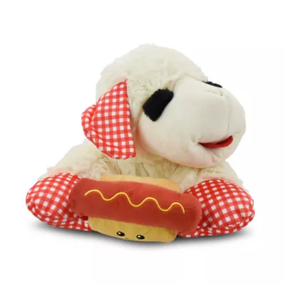 Multipet® Lamb Chop Jumbo Hot Dog Dog Toys - Image 1