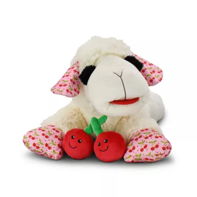 Multipet® Lamb Chop Jumbo Cherry Dog Toys - Image 1