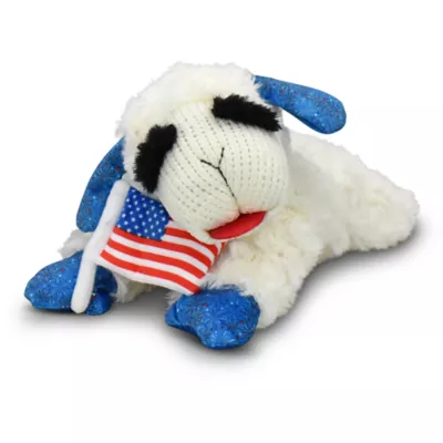 Multipet® Lamb Chop USA Flag Dog Toys - Image 2